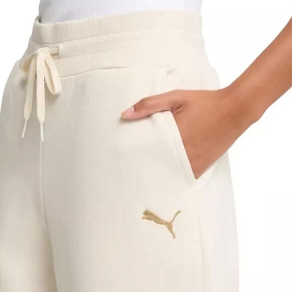 Puma Ladies' Fleece Straight Leg Pant  Tan Size XXL - Picture 9 of 10